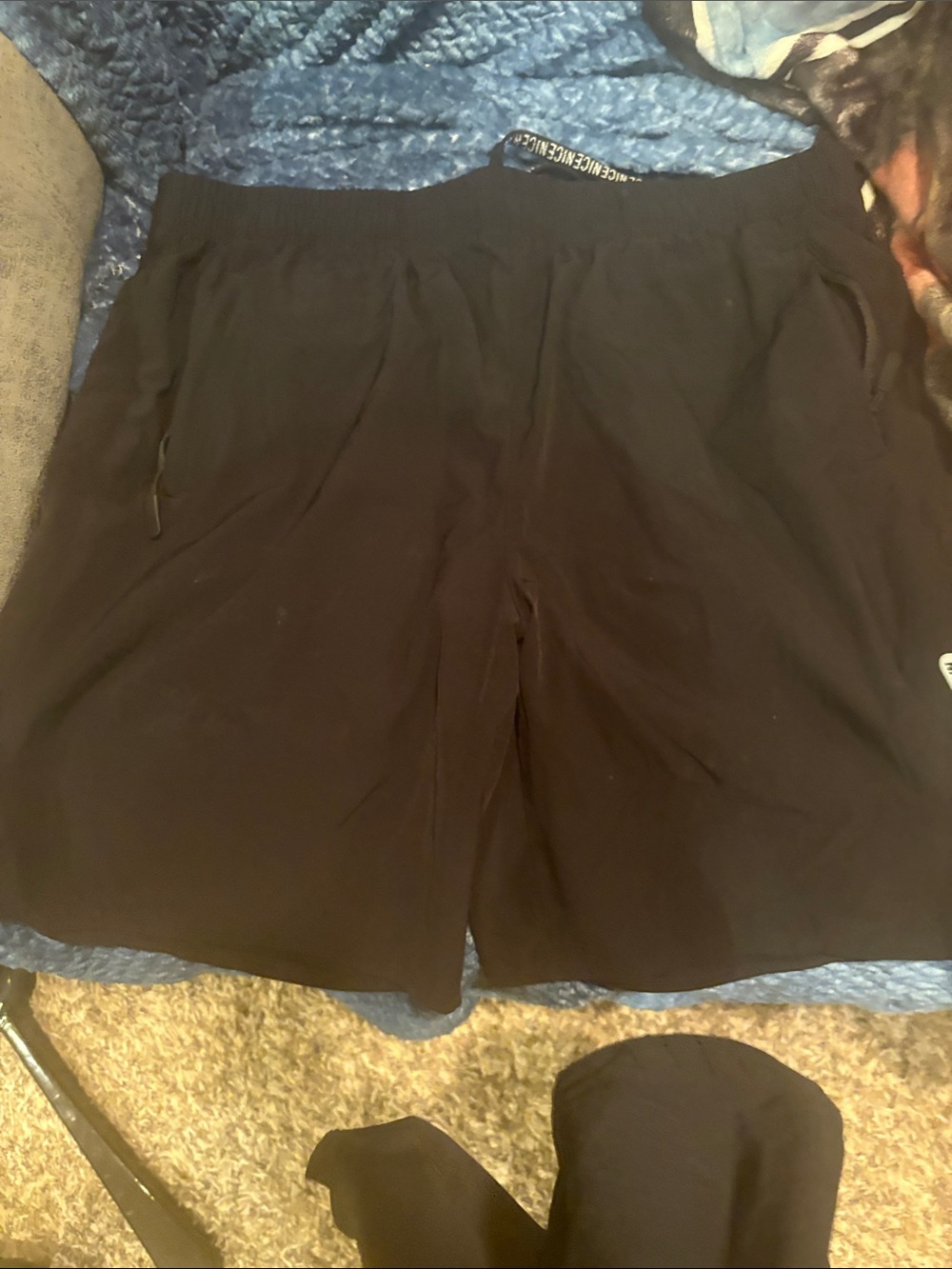 Men's Black Athletic Shorts